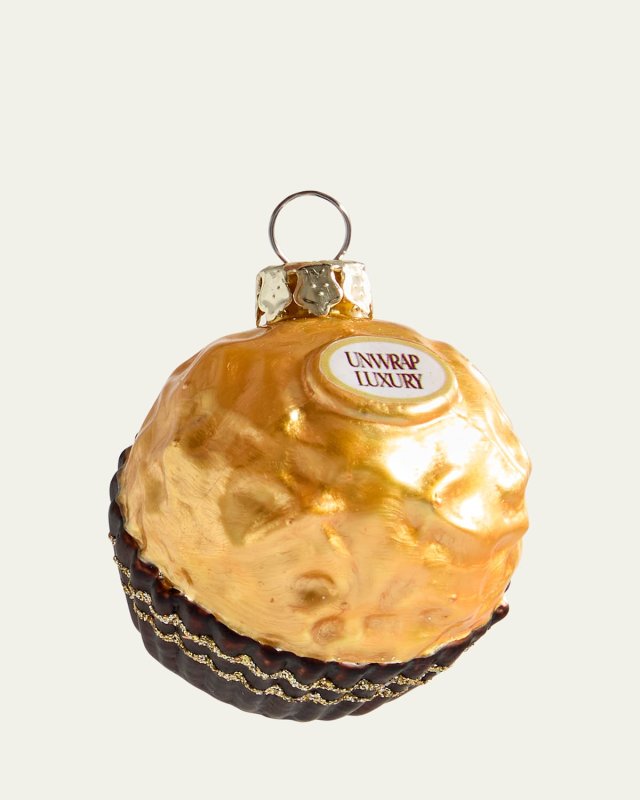 Chocolate Hazelnut Bon Bon Christmas Ornament